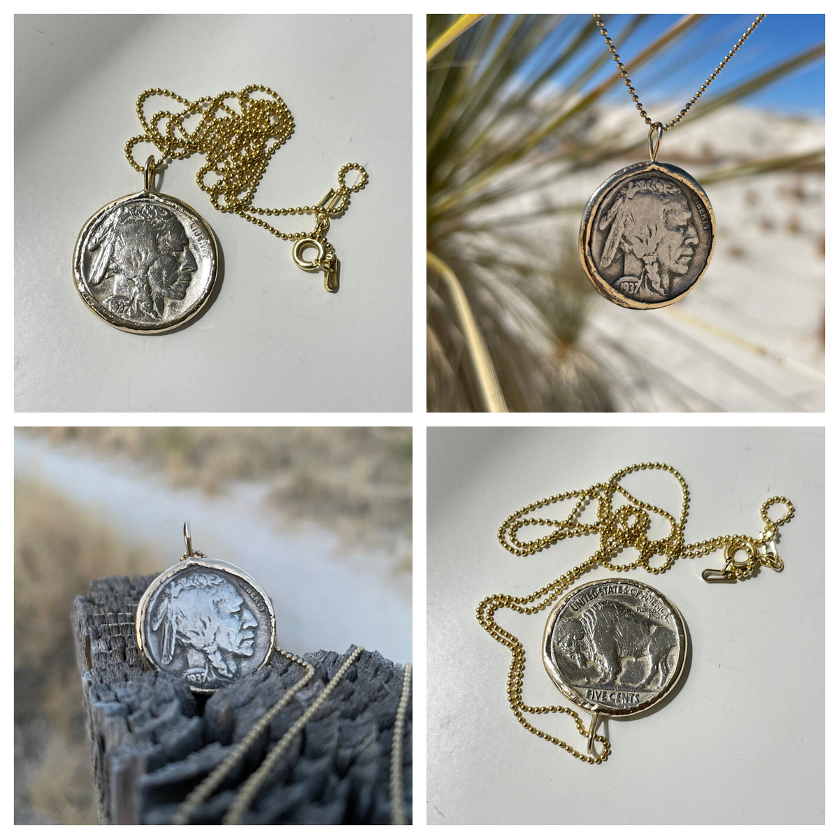 Buffalo nickel pendant sale