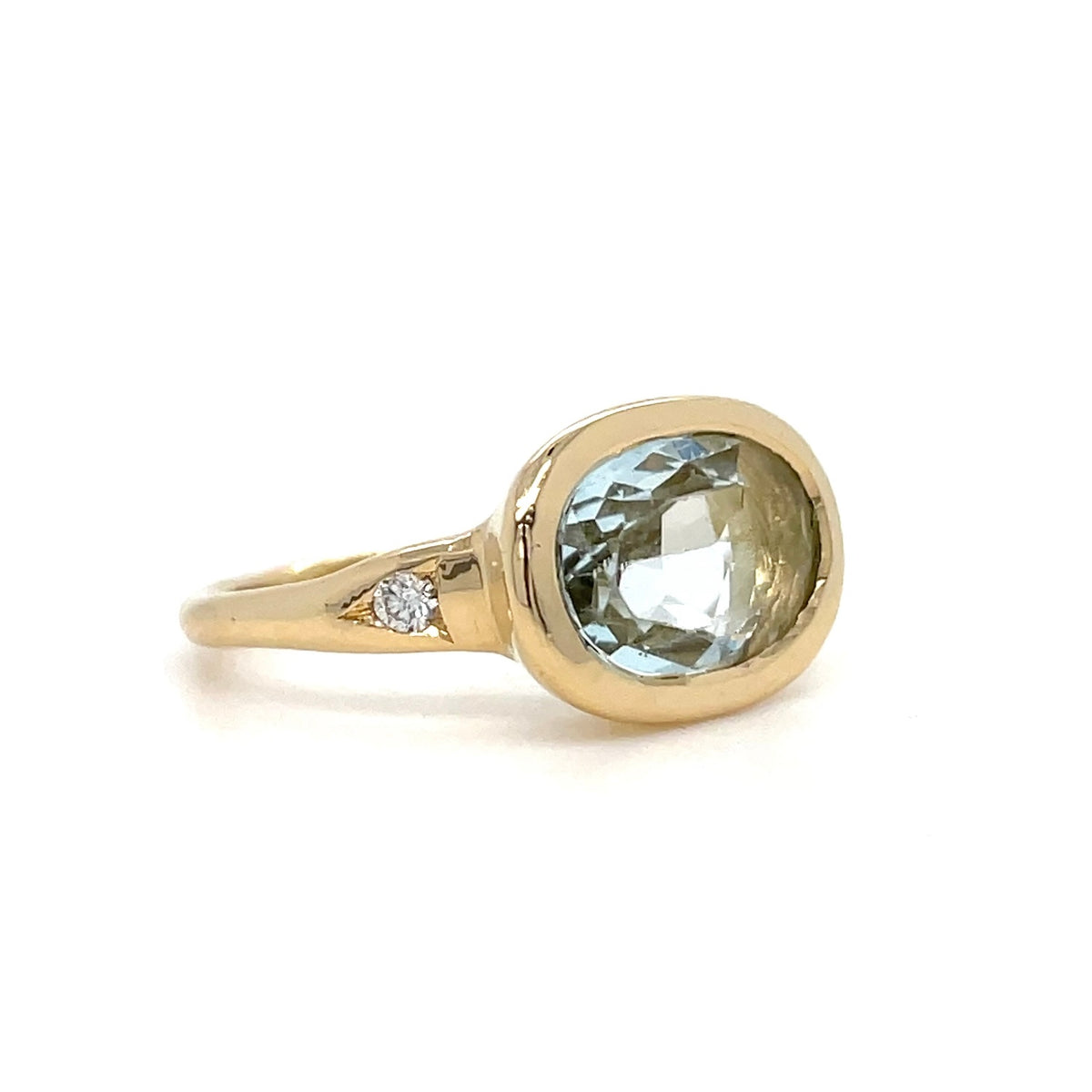 Aigue marine et diamants