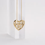 Charger l'image dans la galerie, Collier médaillon dentelle coeur Osborn
