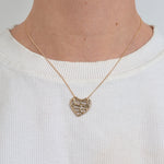 Charger l'image dans la galerie, Collier médaillon dentelle coeur Osborn
