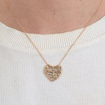 Charger l'image dans la galerie, Collier médaillon dentelle coeur Osborn

