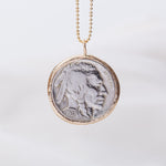 Load image into Gallery viewer, Collier Native American Buffalo Nickel
